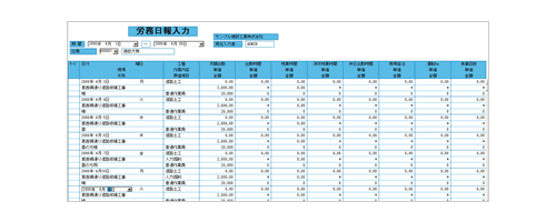 労務日報入力